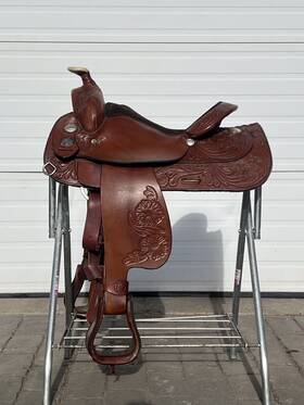 9210 Bona Allen Bonn 15 Inch Western Pleasure/trail Saddle