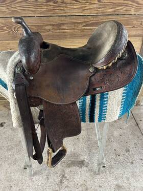 500862 Cactus Used Saddlery Charmayne James Western Barrel Racing Saddle 500862 Cactus Used Saddlery Charmayne James Western Barrel Racing Saddle