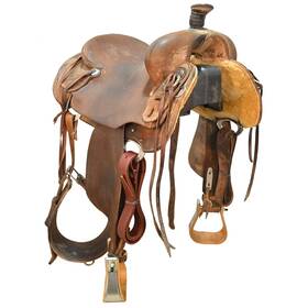 U16scaranfro Cactus Saddlery Used 16 Inch Ranch Saddle Code