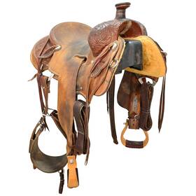U145sca573888sr Cactus Used 14.5 Inch Ranch Saddle Code