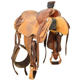 U14sca4253 Cactus Used 14 Inch Saddlery Ranch Saddle Code