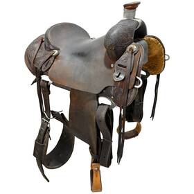 U155cactusranho Cactus Used 15.5 Inch Ranch Saddle Code