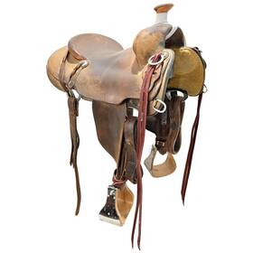 U155sca547667 Cactus Used 15.5 Inch Ranch Lewis Tree Saddle Code