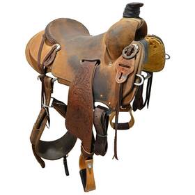 U15sca571183 Cactus Used 15 Inch Ranch Saddle Code