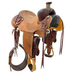 U15sca574075poin Cactus Used 15 Inch Ranch Saddle Code