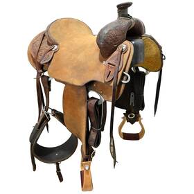 U15sca574244 Cactus Used 15 Inch Ranch Saddle Code