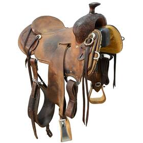 U16sca560664sr Cactus Used 16 Inch Ranch Saddle Code