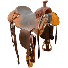 U16scaar3017 Cactus Used 16 Inch Amarillo Roper Ranch Saddle Code