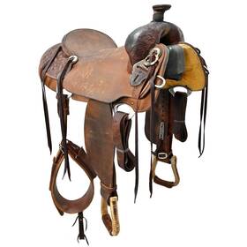 U16scaran14fl Cactus Used 16 Inch Ranch Saddle Lewis Tree Code
