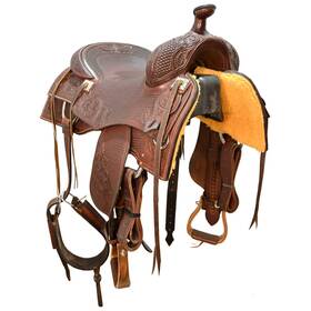 U17capornftcb Capo Custom Saddles Used 17 Inch Reining Saddle Code