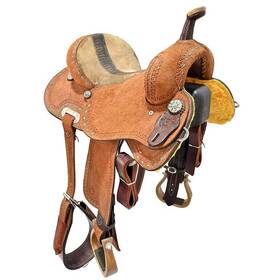 U135circlelbrtq Circle L Used 13.5 Inch Barrel Racing Saddle Code