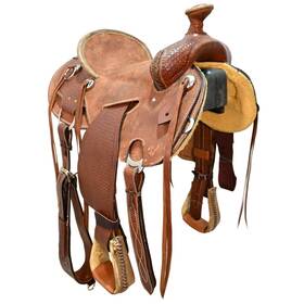 U15circletran Circle T Saddlery Used 15 Inch Ranch Saddle Code