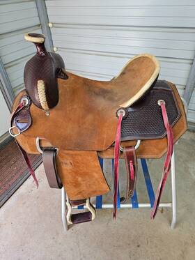 Sns16ccirtrnt Circle T New Brown Color 15 Inch Ranch Cutter With Tooling