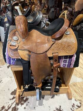 1186 Circle Y 14.5 Inch Marlene Special Effx Barrel Racing Western Saddle Model