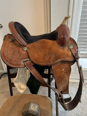1545-2454-05 Circle Y 2015 Lisa Lockhart Barrel Saddle