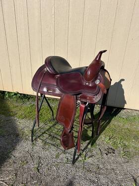 15511508050003 Circle Y Park And Trail Flex Western Saddle -great Condition #155115080500 15 Inch