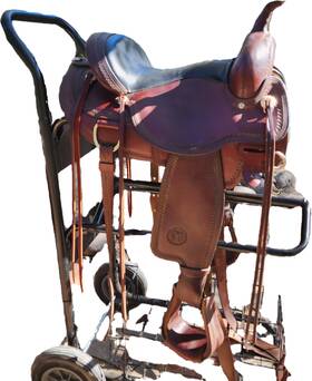 1554-1501-06 Circle Y Omaha Flex 2 Trail Saddle Used