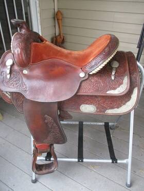 155400 Circle Y 96388 15.5ftft Sqh Bars Equitation Western Show Saddle