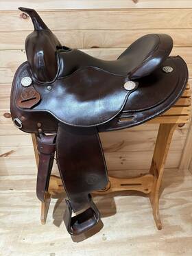 1561 Circle Y 15 Inch Mojave Flex-lite Arabian Western Trail Saddle Model