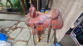 Circle Y 1561808505106 Flex-lite Pleasure/trail Saddle Flexible Tree Brown Leather