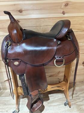 1650 Circle Y 15 Inch Flex-lite Western Trail Saddle Model