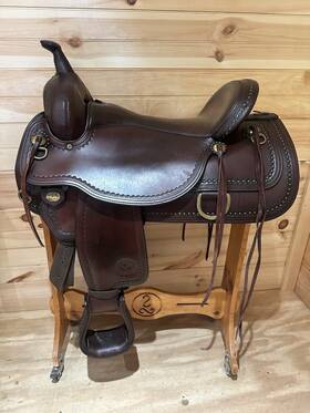 1653 Circle Y 17 Inch Shawnee Flex-lite Western Trail Saddle Model