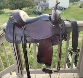 1661 Circle Y 16 Inch Flex2 Park N Trail Western Saddle