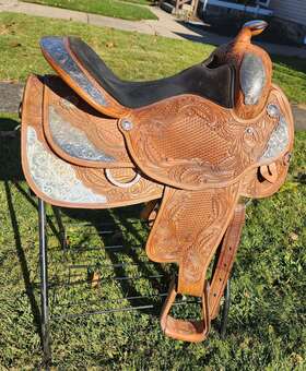1291 Circle Y 1743 1609 16ftft Equitation Seat Saddle