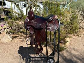 1753-1608-04 Circle Y 15 Inch Julie Goodnight Monarch Trail Saddle Wide Tree 1752