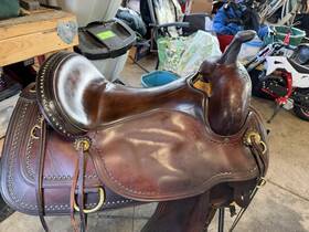 200724301 Circle Y Flex-lite 17 In Pleasure/trail Saddle