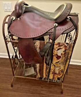 20083335 Circle Y Mississippi Trail Gaiter Gaited Horse Endurance Saddle Lightly Used