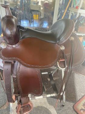 20165120 Circle Y 17 Inch Alpine Flex2 Trail Saddle