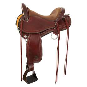 20233624 Circle Y 16 Inch Grey Forest Endurance Flex Trail Saddle