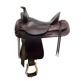 10-pruwuw-f Circle Y 217517010899 Used 17 Inch Wide All Around Trail Saddle Us2558/