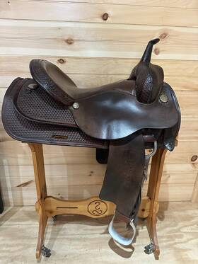 2239 Circle Y 16 Inch Cutter Western Saddle Model