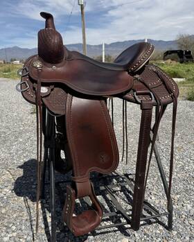 2373-8705-05 Circle Y Circly Reno Saddle 17 Inch Wide Flex Tree