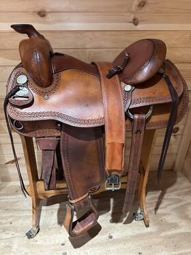 2633 Circle Y 16 Inch Team Penner Western Saddle Model