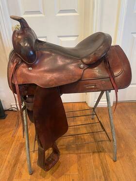 3001-1600-0394-02 Circle Y 15 Inch Trail/ Pleasure Saddle
