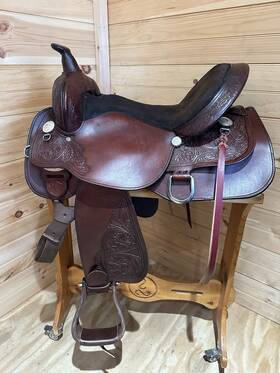 Circle Y 6816 16 Inch High Horse Long Branch Trail Western Saddle Model