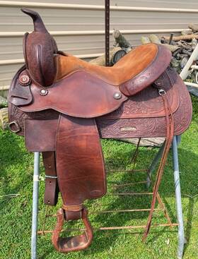 3925.1901 Circle Y 9014-9-90 Used 15 Inch Rebel Western Saddle Vgc