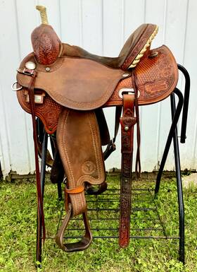 Sp1534-7507-04-3 Circle Y Xtreme Performance Barrel Racing Saddle 15 Inch Horse Ride Rodeo Trail Vgc