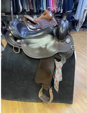 Sp1667-1801-05-1 Circle Y Trail Flex2 Pleasure/trail Saddle 16in Brown Leather Flexible Tree