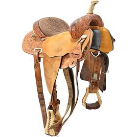 U14mjoseybr12fl Circle Y Used 14 Inch Martha Josey Ultra Light Barrel Racing Saddle By Code U14mjos