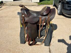 841-7354 Colorado Saddlery 16 Inch Used Rancher Western Saddle 2280