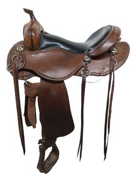 2-1171 Consignment 15.5 Inch Used Cashel Western Trail Saddle Reg Tree