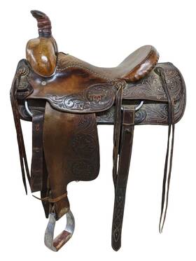 2-1176 Consignment 15.75 Inch Saddle Smith Western Roping