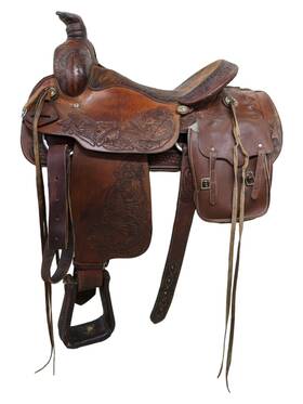 413-7186 Consignment 15 Inch Used Saddle Smith Western Ranch