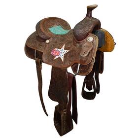 U135chjrcaaa15 Coolhorse Used 13.5 Inch Trophy All Around Saddle Code