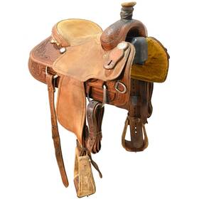 U13chtr12cb Coolhorse Used 13 Inch Team Roping Saddle Code