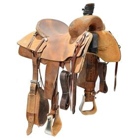 U155chranchfro Coolhorse Used 15.5 Inch Ranch Saddle Code
